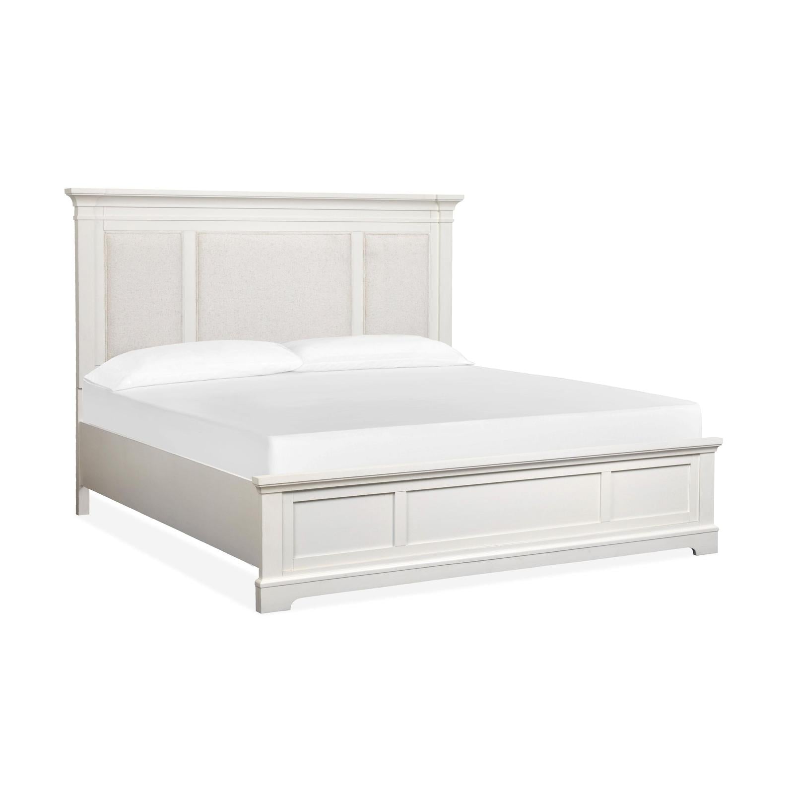 Magnussen Home Kingston Whisper White & Cerused Nutmeg Bed