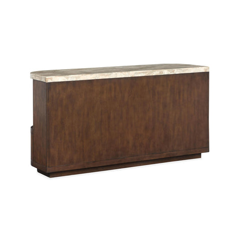 Magnussen Home Mcpherson Burnt Umber Demilune Sofa Table