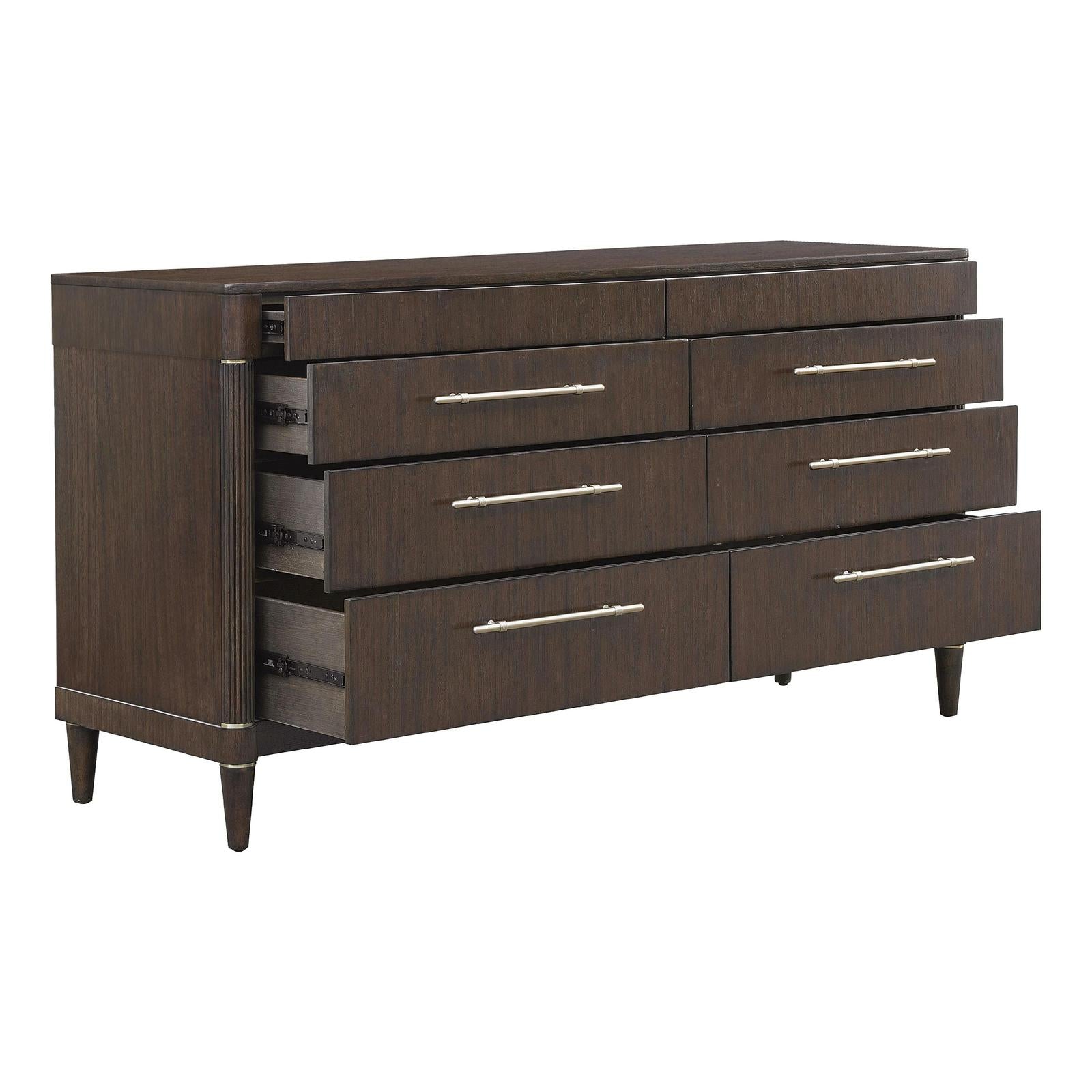 Pulaski Furniture Asher Park Piano Brown 8 Drawer Dresser
