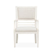 Salt Life Home Echo Isles Sea Pearl and Driftwood Upholstered Arm Chair Two Pack