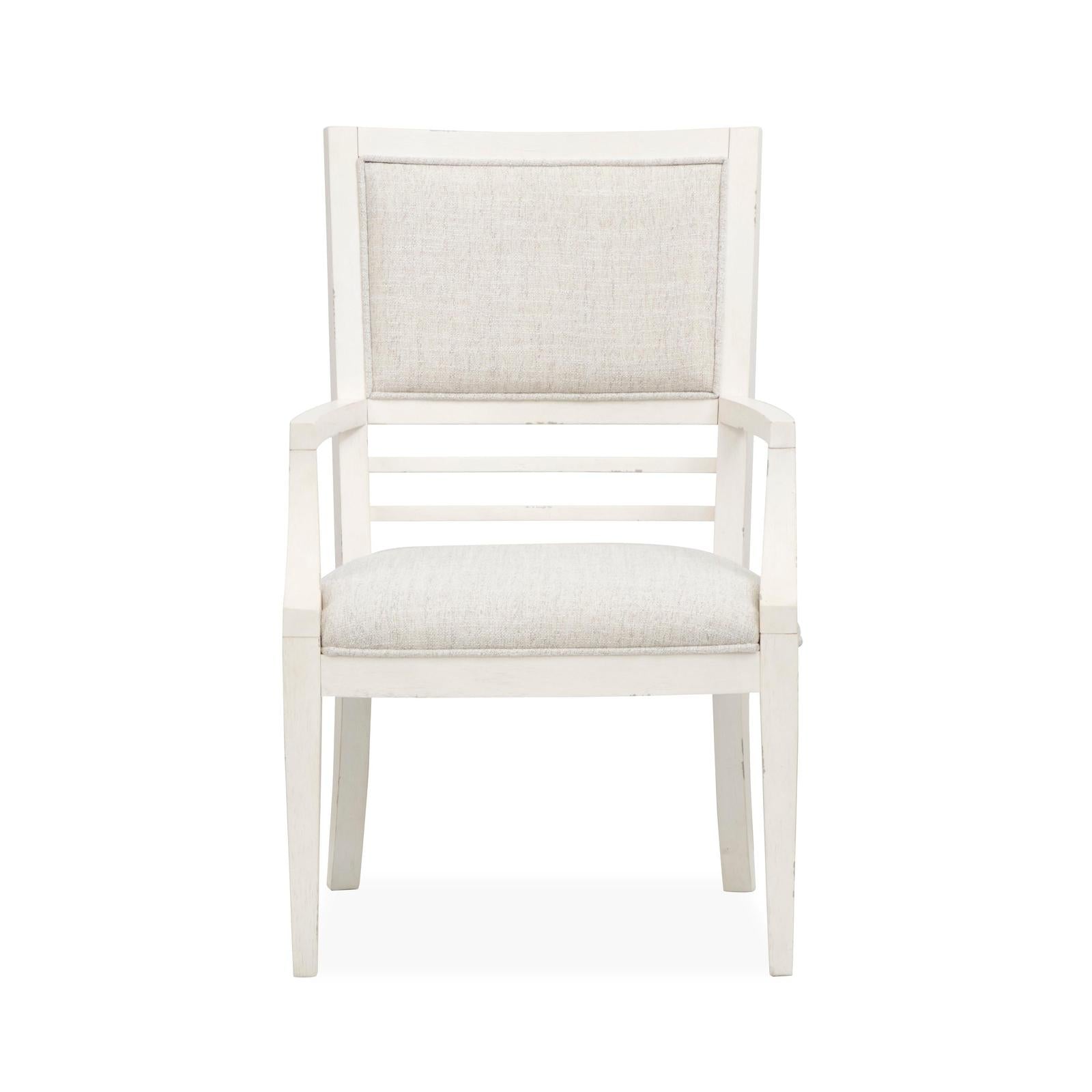 Salt Life Home Echo Isles Sea Pearl and Driftwood Upholstered Arm Chair Two Pack