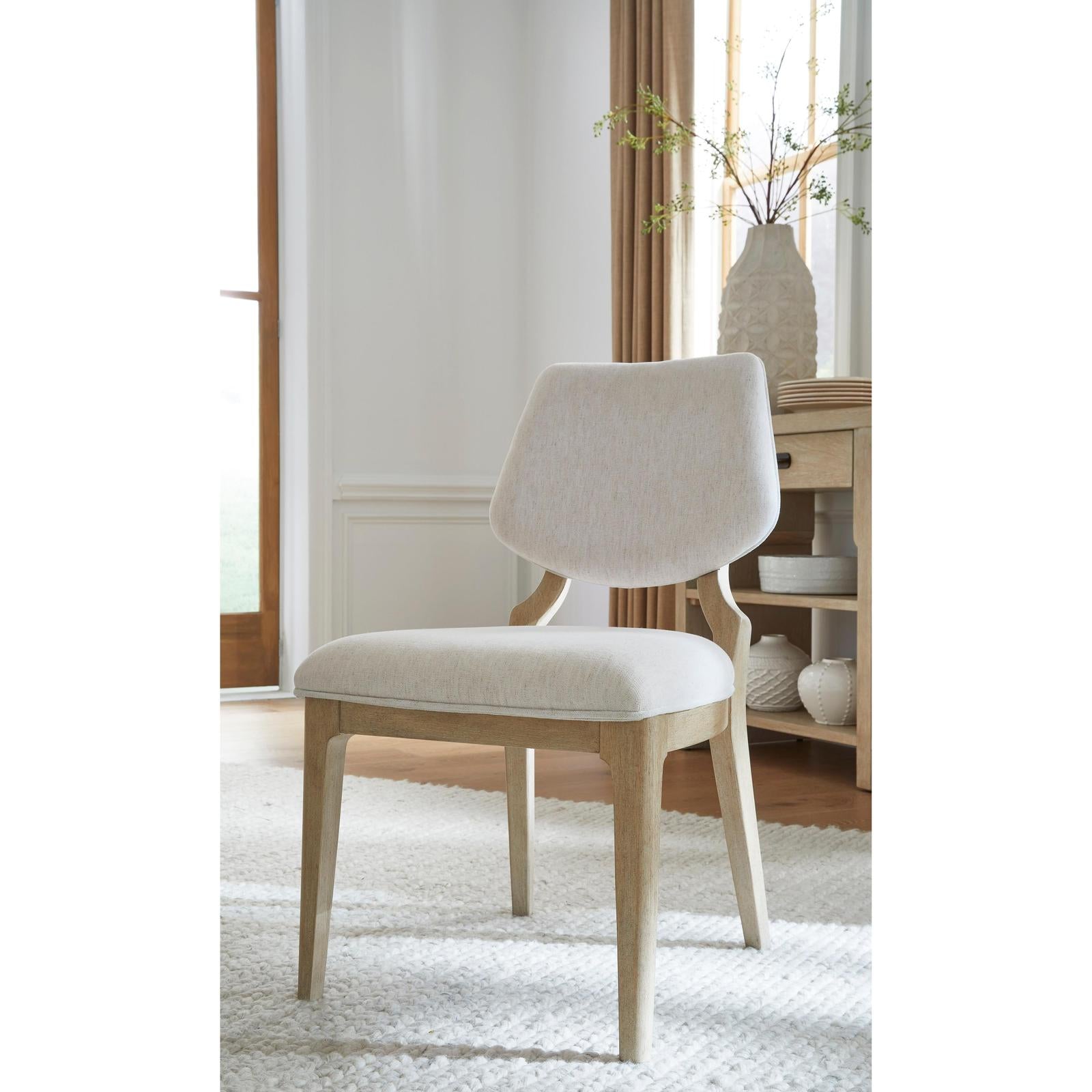 Salt Life Home Sunset Cove Sanibel Brown Upholstered Side Chair Two Pack II
