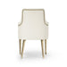 Jonathan Charles Shoal Linen & Grass Cloth Host Chair 500429-AC-C005-F058