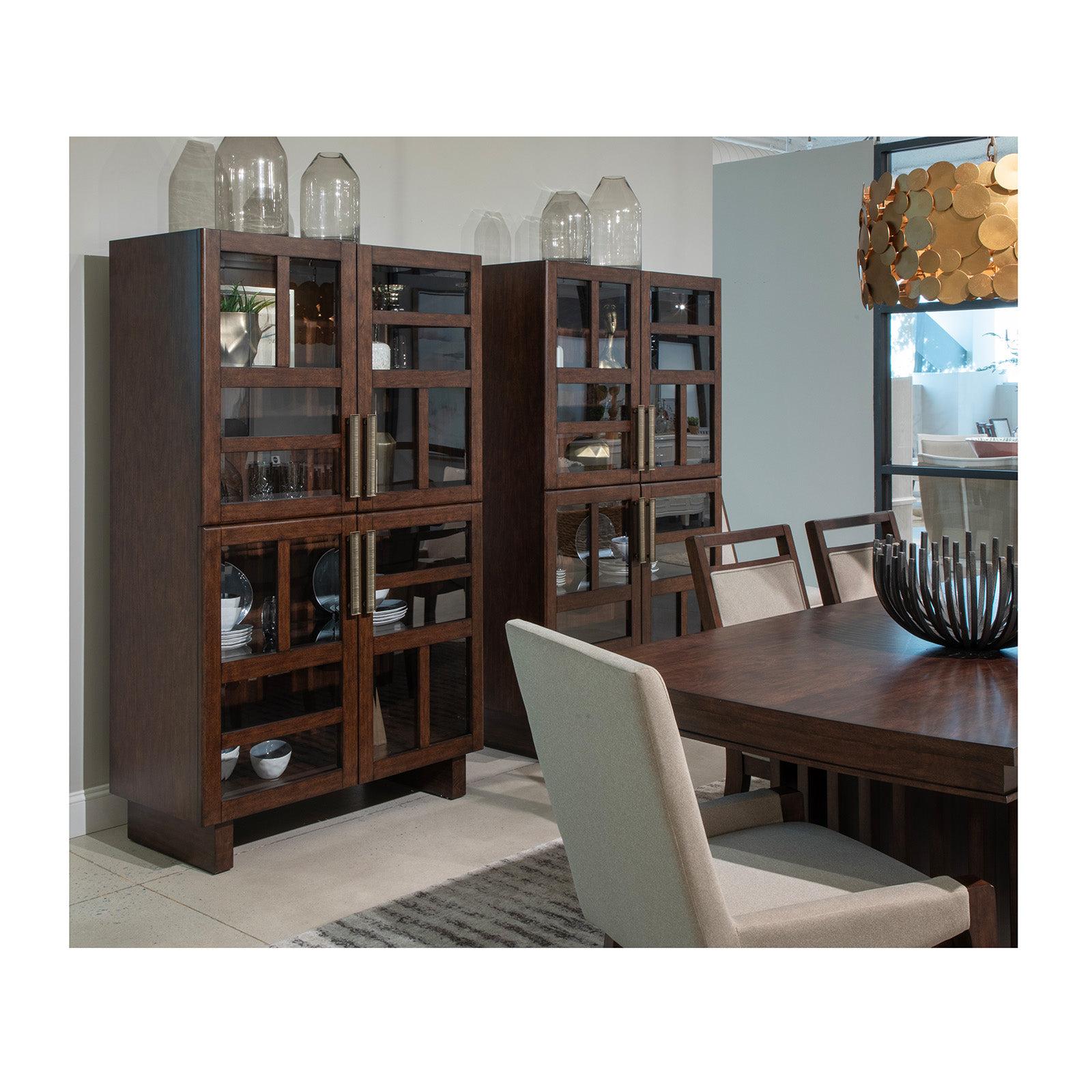 Magnussen Home Reena Rich Brown Display Cabinet