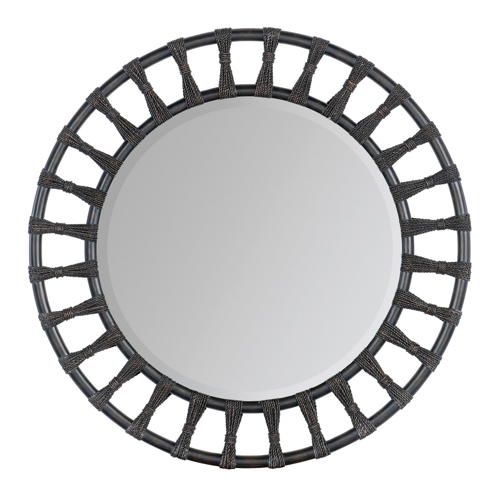 Hooker Furniture Retreat Pole Rattan Accent Mirror