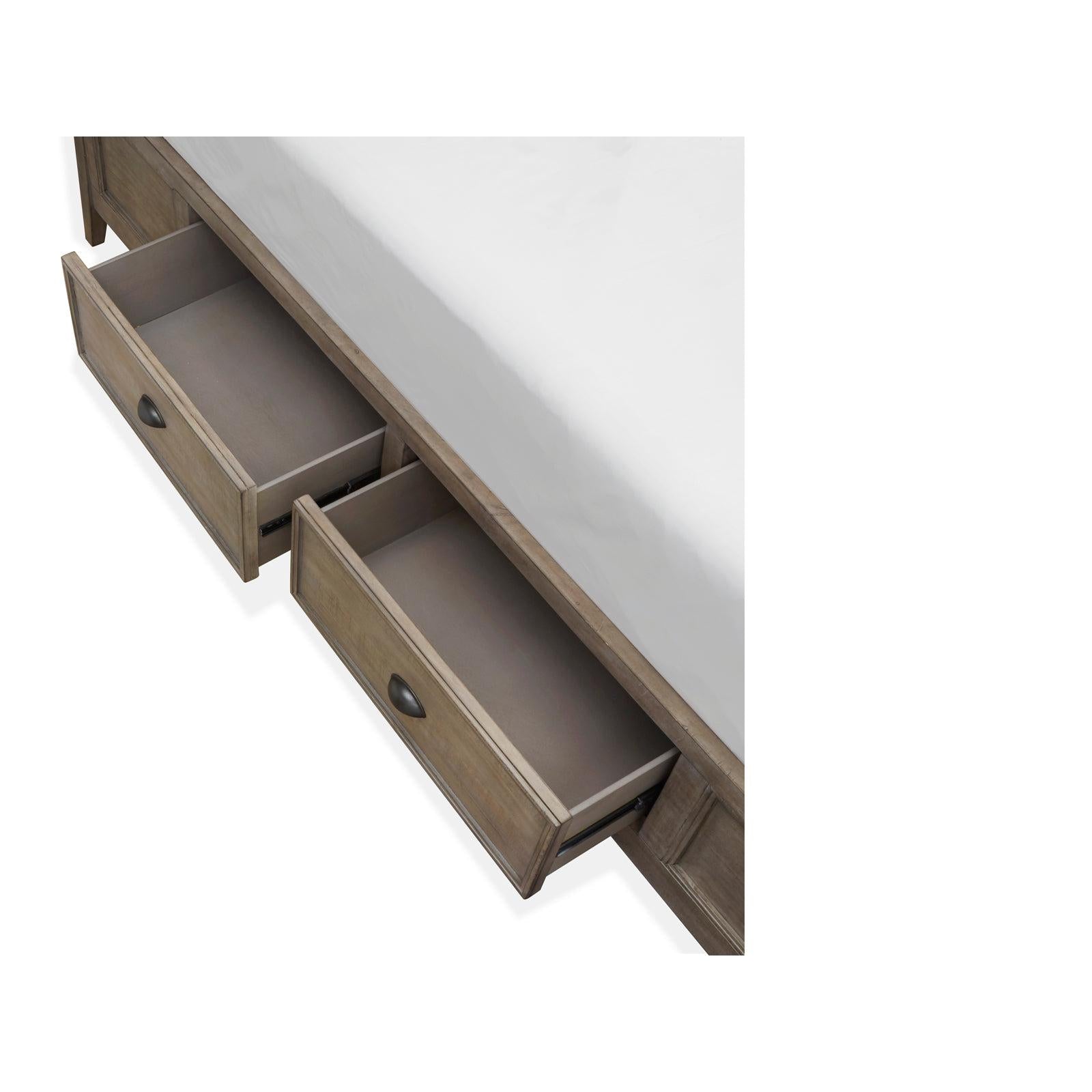 Magnussen Home Paxton Place Dovetail Grey Panel Bed