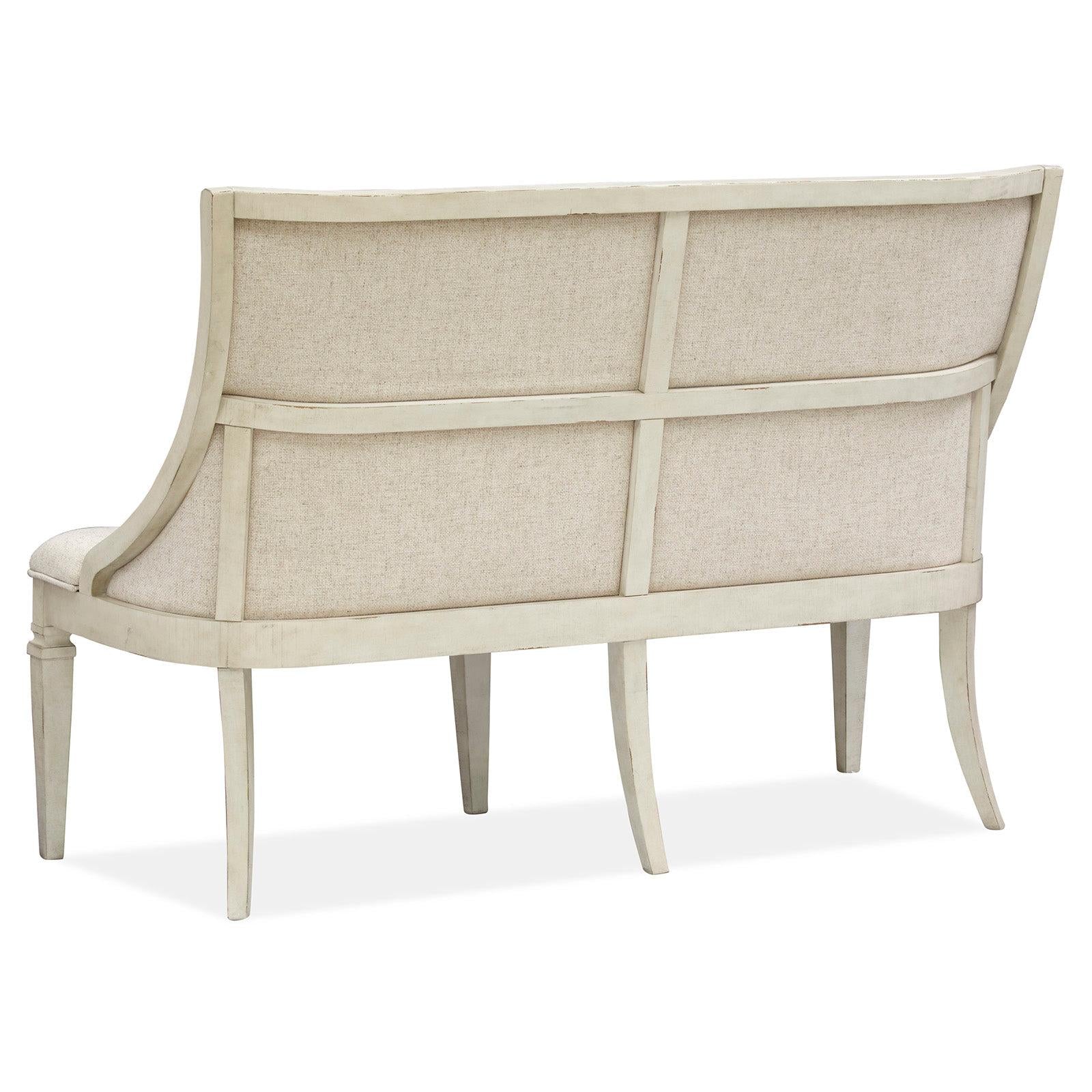 Magnussen Home Newport Alabaster Upholstered Bench