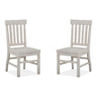 Magnussen Home Bronwyn Alabaster Side Chair Set of 2