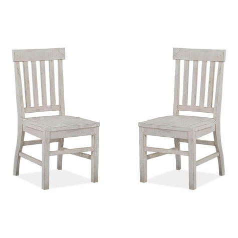 Magnussen Home Bronwyn Alabaster Side Chair Set of 2