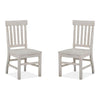 Magnussen Home Bronwyn Alabaster Side Chair Set of 2