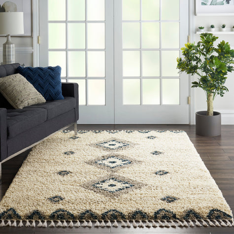 Nourison Oslo Shag OSL03 Shag Indoor Rug