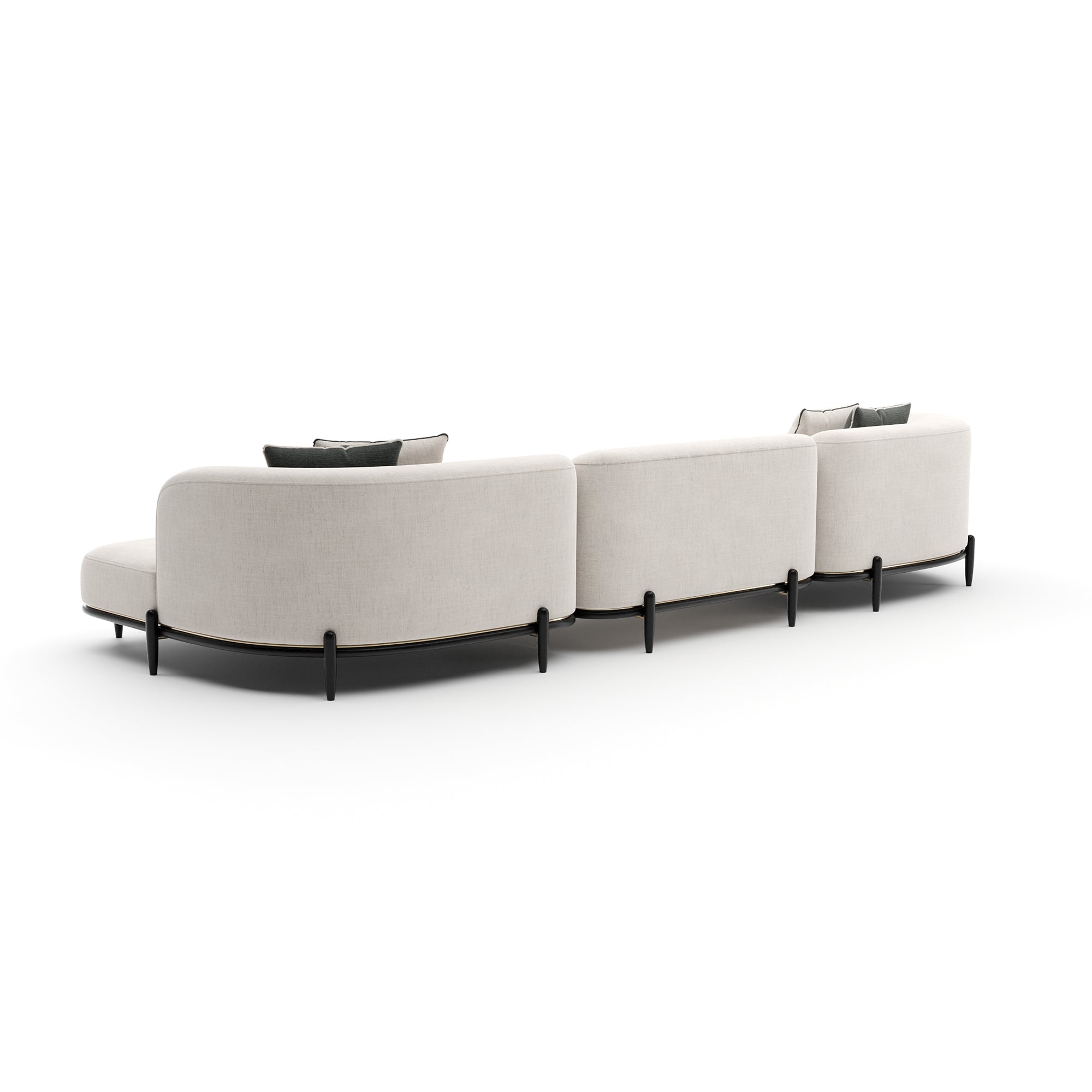 Caracole Madera Sectional
