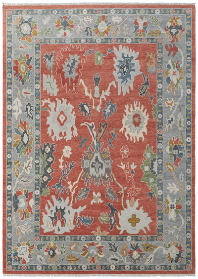 Feizy Karina 69G4F Rug in Rust/Gray