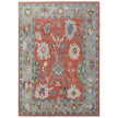 Feizy Karina 69G4F Transitional Floral & Botanical Rug in Red/Gray/Ivory