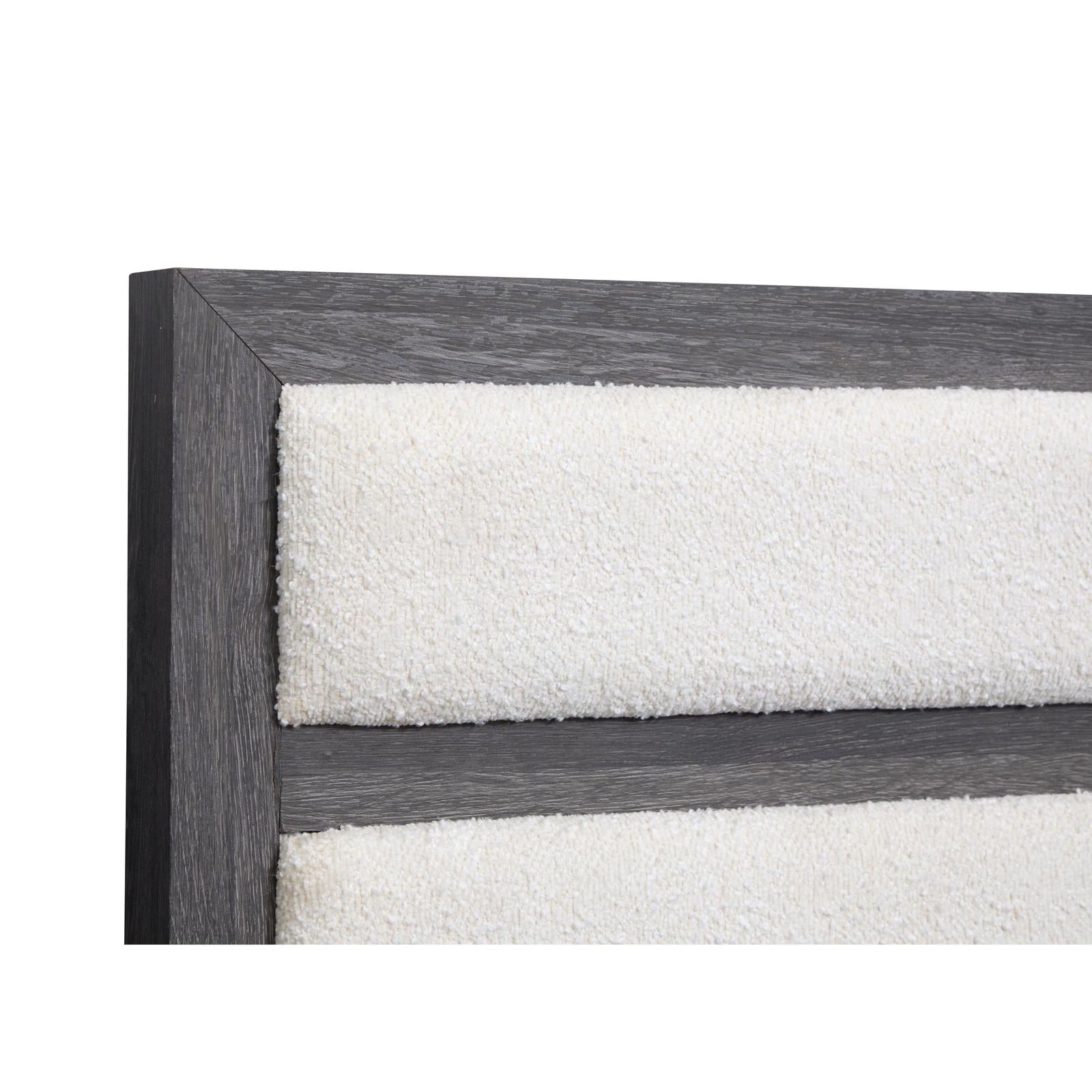 Magnussen Home Merrifield Raisin Black Upholstered Panel Bed