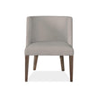 Magnussen Home Kavanaugh Weathered Kona Brown Upholstered Host Chair Set of 2