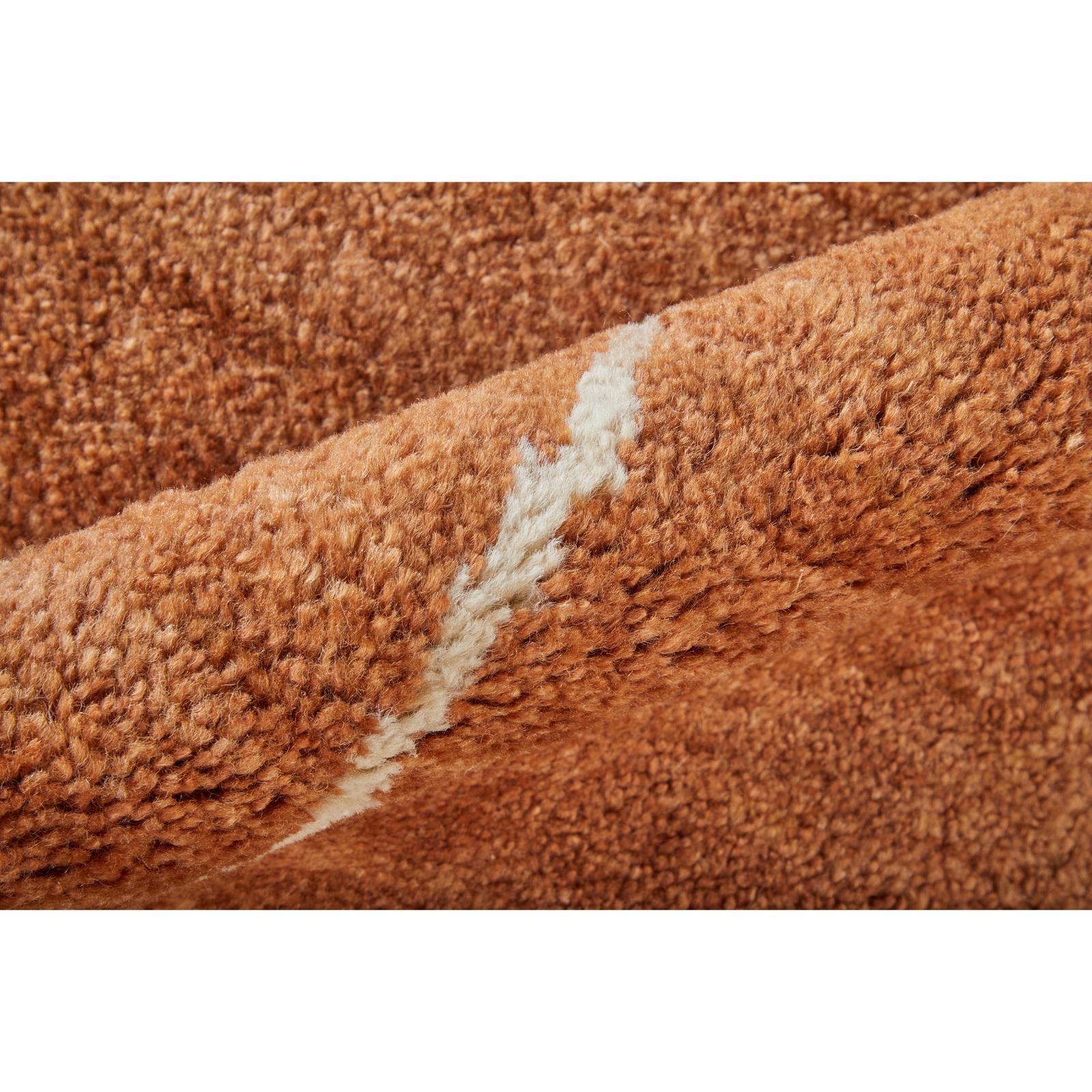 Feizy Agape 69H8F Modern Abstract Rug in Orange/White