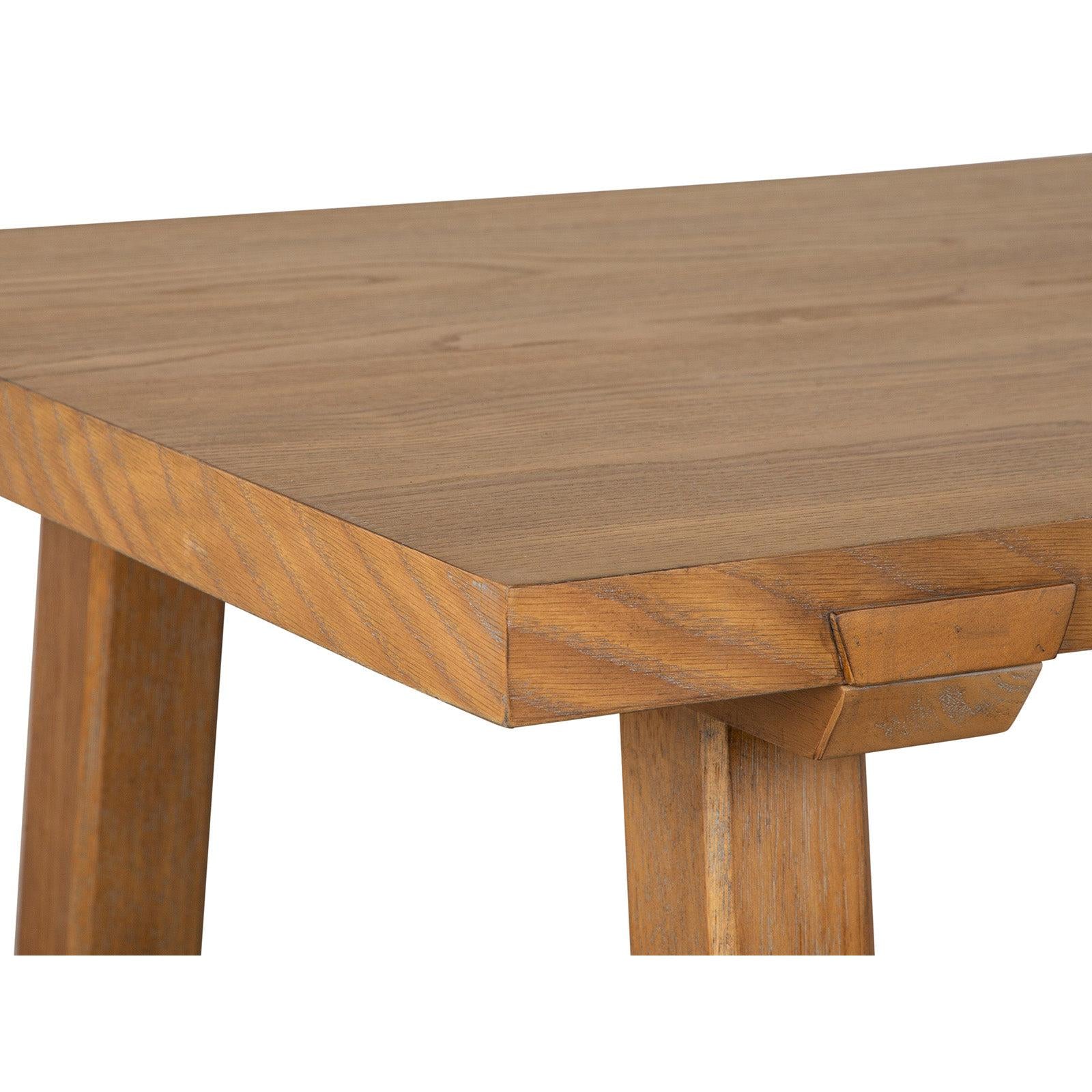 Magnussen Home Lindon Belgian Wheat Rectangular Cocktail Table
