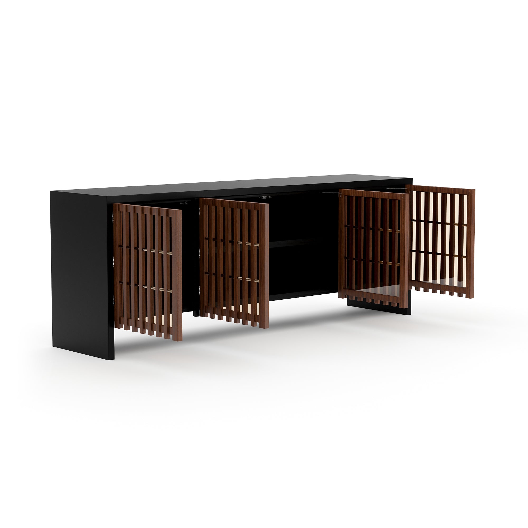 Caracole Pinstripe Dark Sideboard