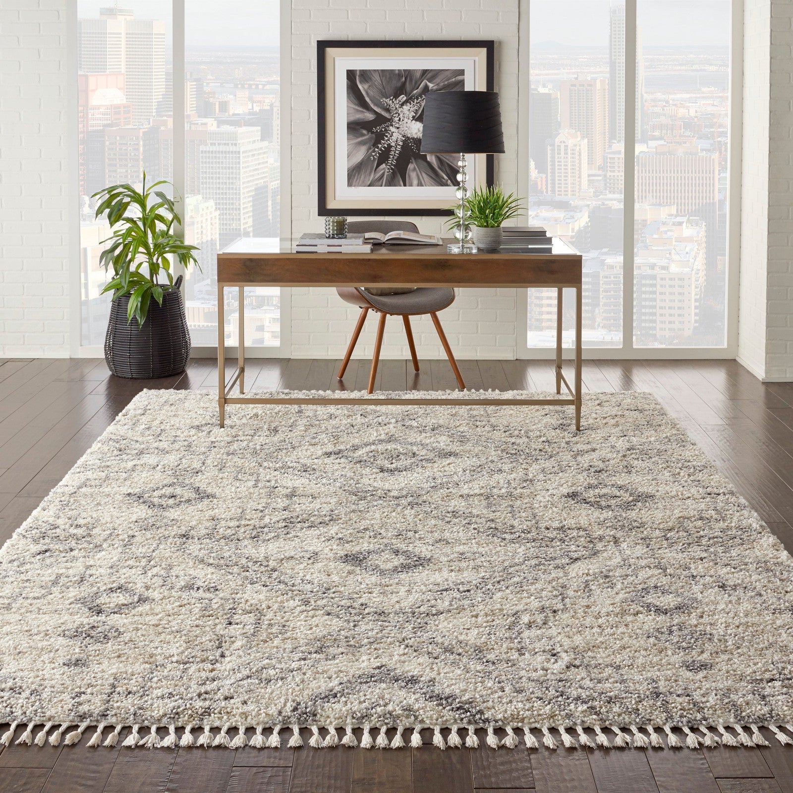 Nourison Oslo Shag OSL02 Shag Indoor Rug