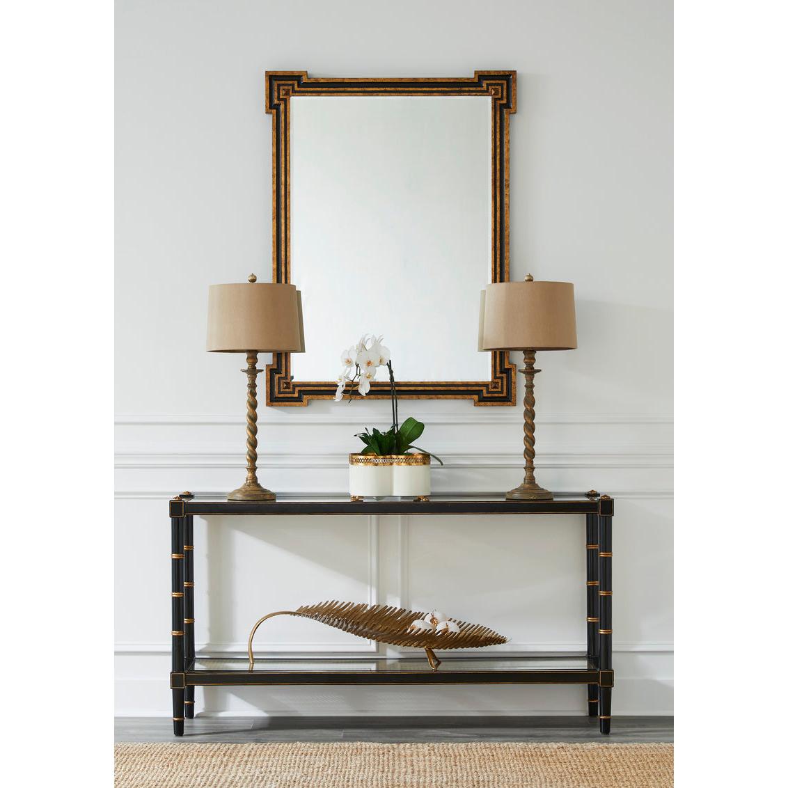 Chelsea House Conner Cane Console Table