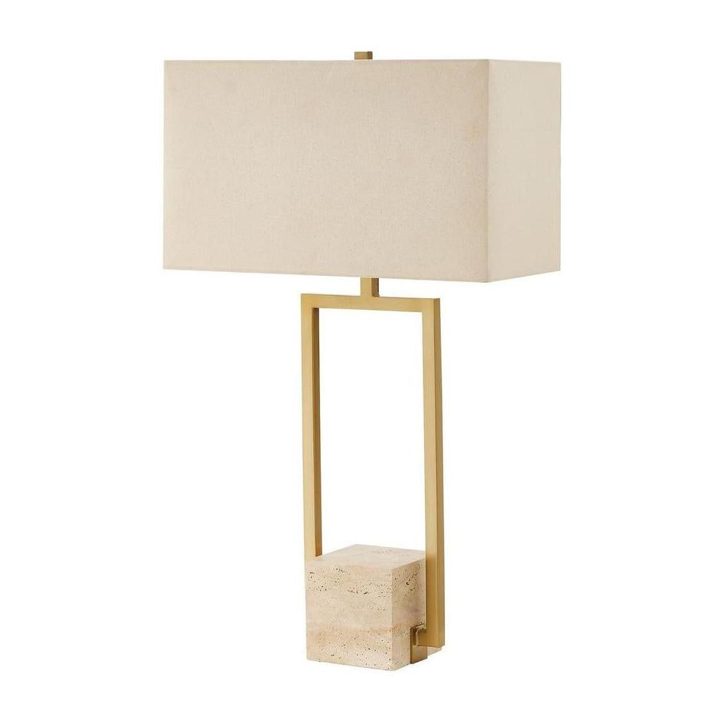 Uttermost Warrick Modern Travertine Table Lamp