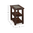 Magnussen Home Roanoke Cherry And Slate Rectangular Chairside End Table