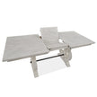 Magnussen Home Bronwyn Alabaster Extendable Rectangular Dining Table