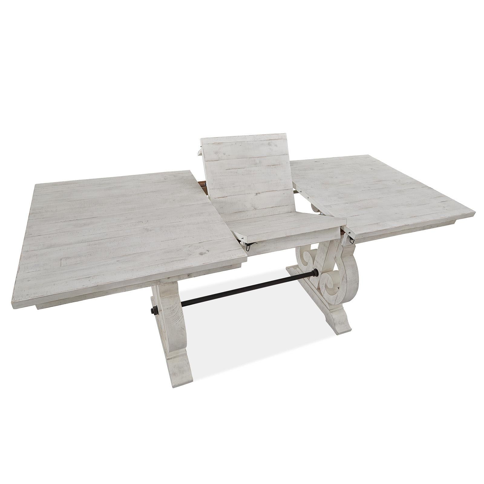 Magnussen Home Bronwyn Alabaster Extendable Rectangular Dining Table