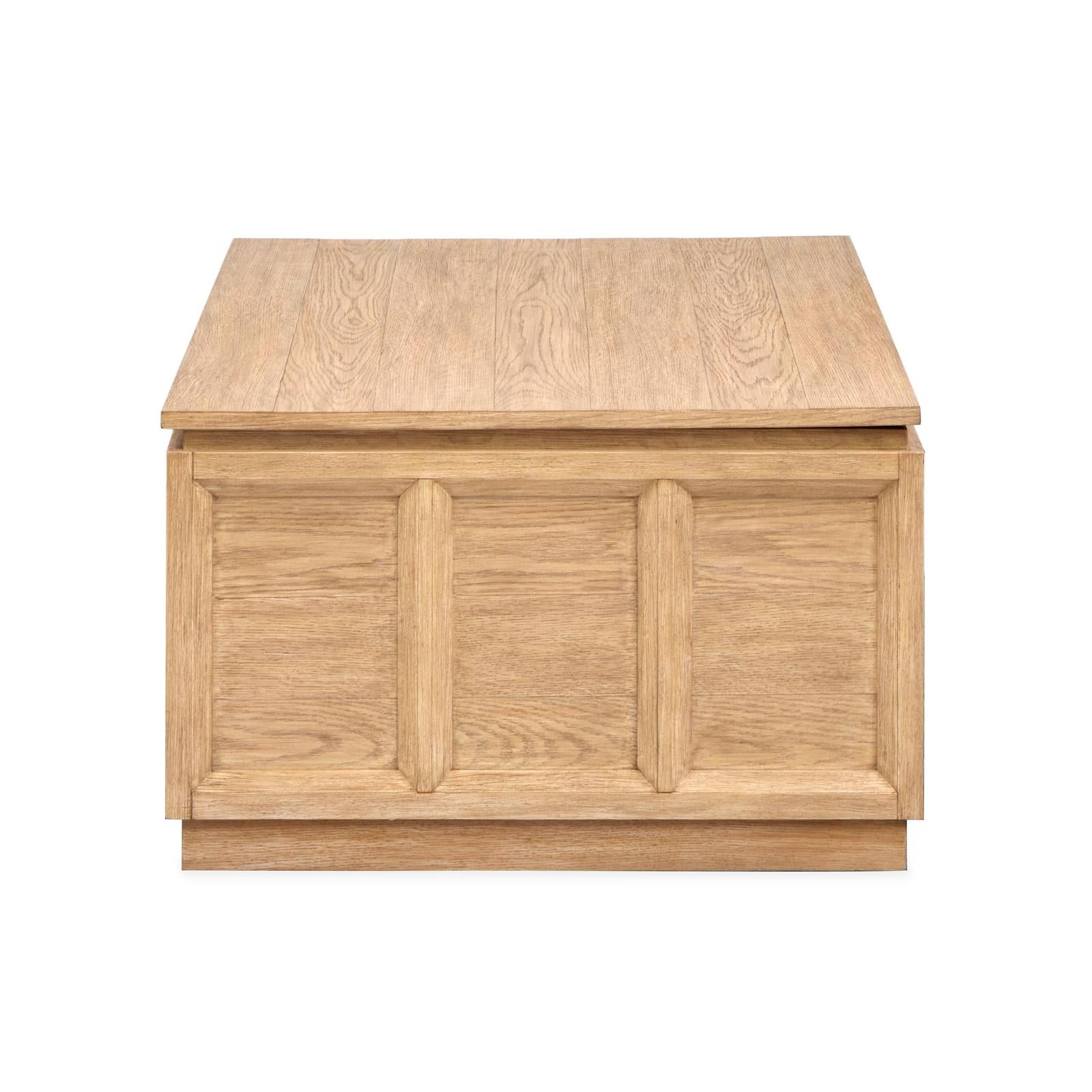 Magnussen Home Burnham Sable Dusk Lift Top Storage Cocktail Table