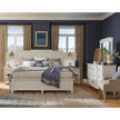 Magnussen Home Willowbrook Egg Shell White Bed