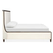 Magnussen Home Rowan Espresso Upholstered Panel Bed