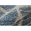Feizy Mynka 39ICF Transitional Diamond in Blue/Ivory
