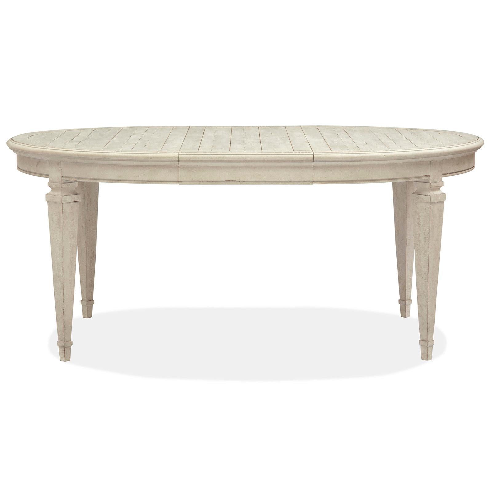 Magnussen Home Newport Alabaster Extendable Dining Table