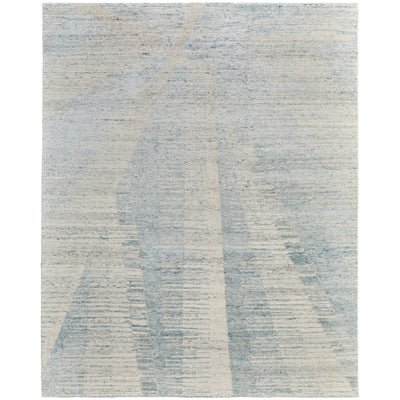 Feizy Brighton 69CHF Modern Abstract in Blue/Ivory/Silver