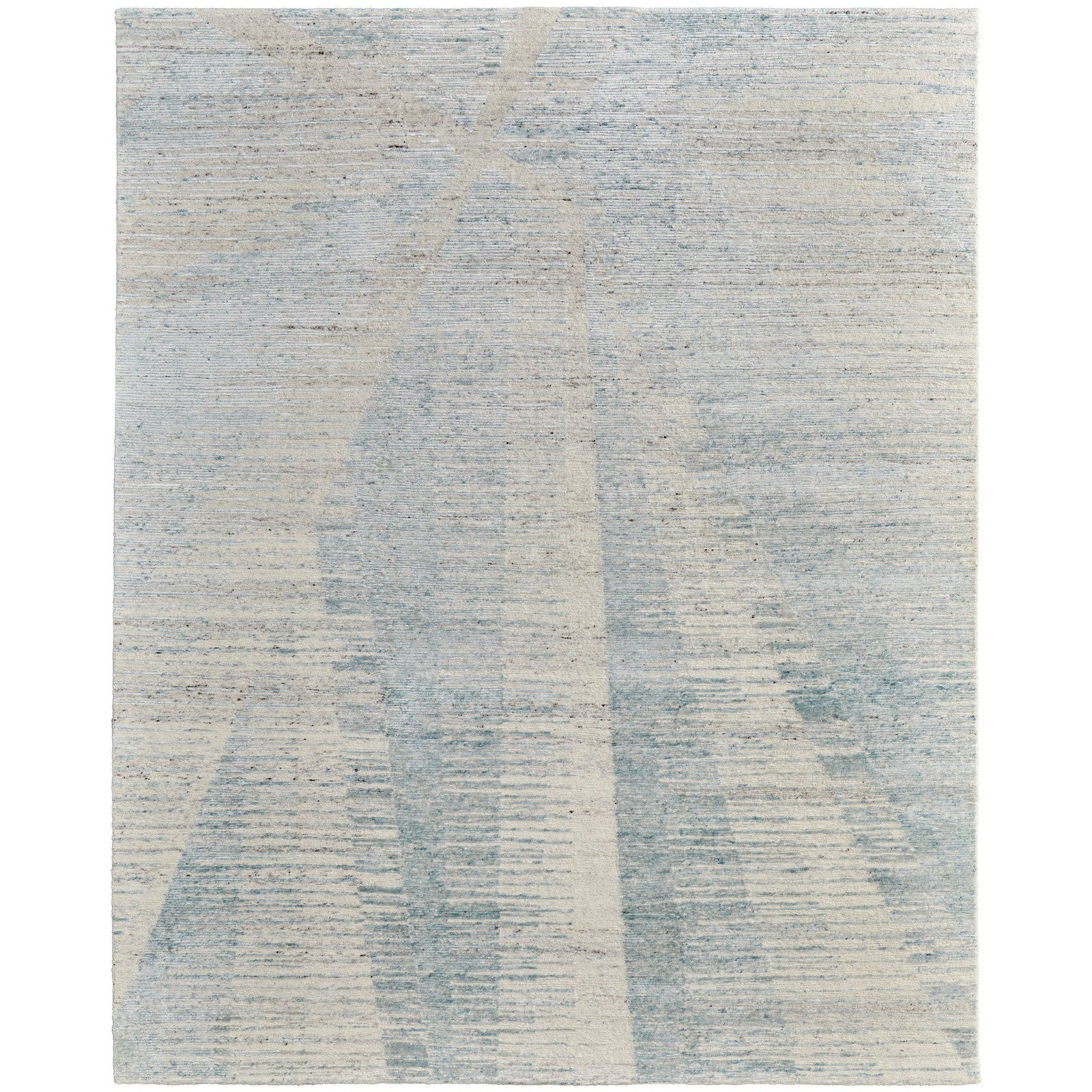 Feizy Brighton 69CHF Modern Abstract in Blue/Ivory/Silver