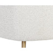 Sunpan Amara White Lounge Chair Clearance