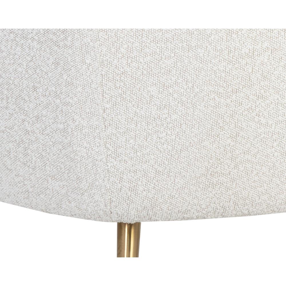 Sunpan Amara White Lounge Chair Clearance