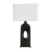 Uttermost Void Matte Black Table Lamp