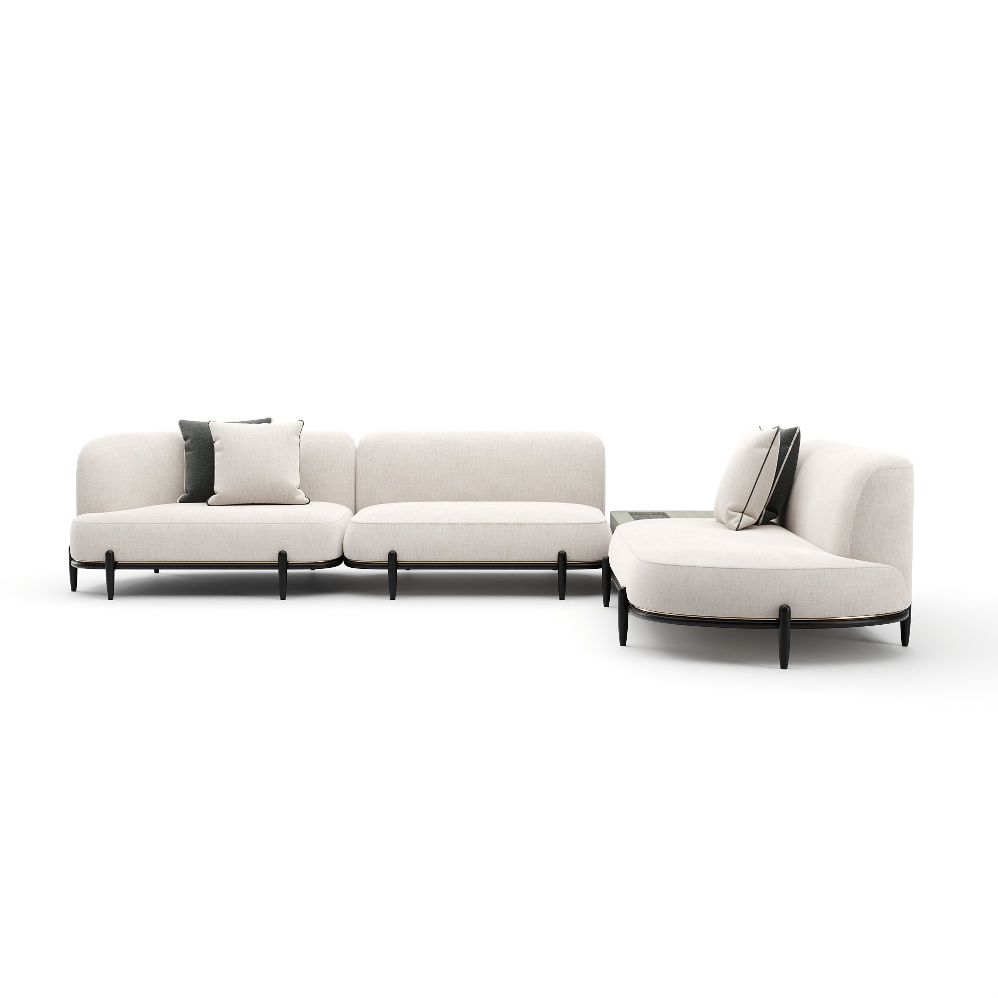 Caracole Madera Sectional