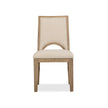 Magnussen Home Tristan Swiss Coffee Upholstered Side Chair Set of 2