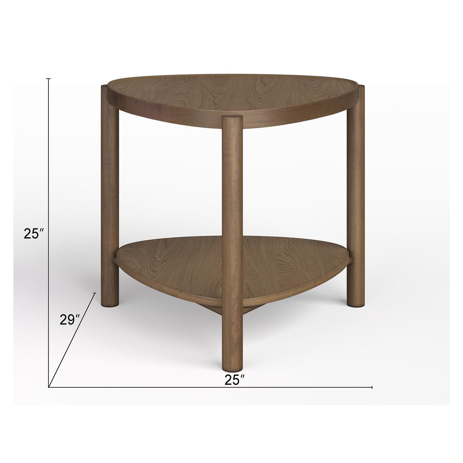 Magnussen Home Hadleigh Shaped Accent End Table