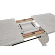 Magnussen Home Bronwyn Alabaster Extendable Rectangular Dining Table
