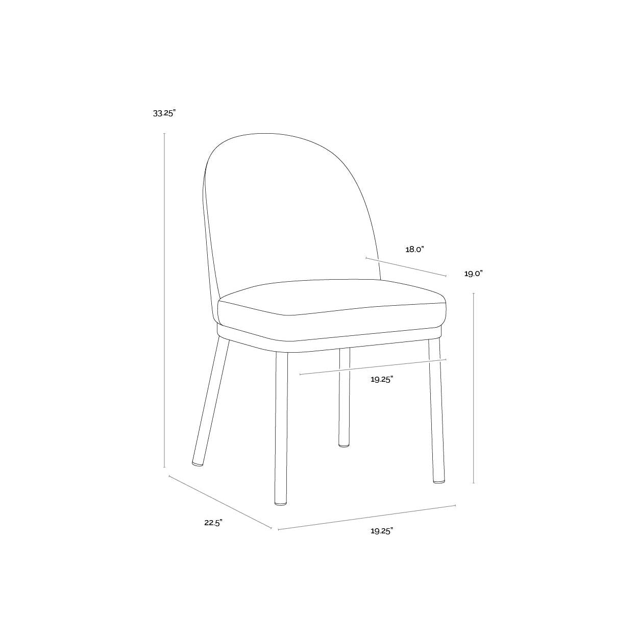 Sunpan Lavania Dining Chair