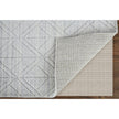 Feizy Redford 8847F Transitional Solid in White/Silver