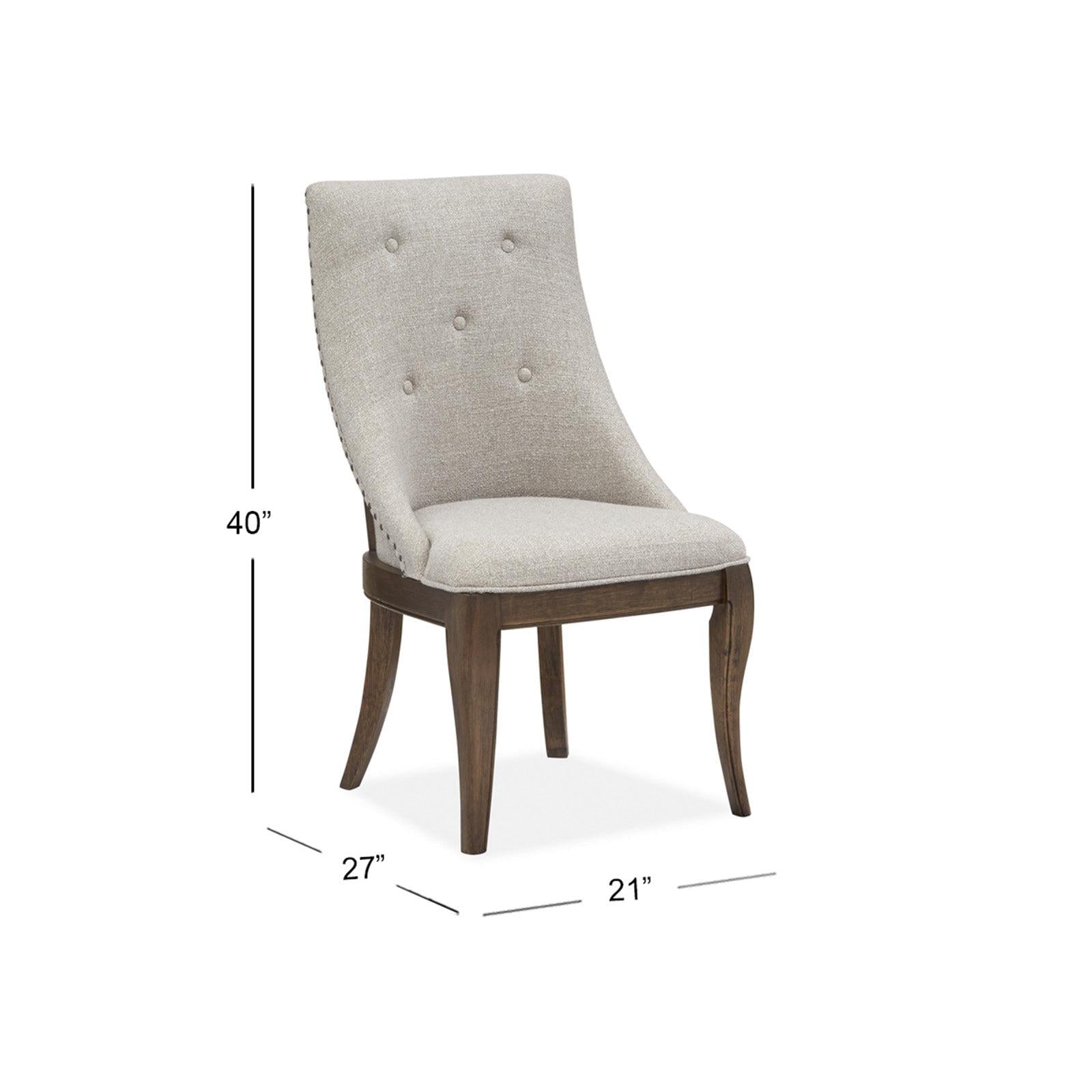 Magnussen Home Roxbury Manor Homestead Brown Upholstered Arm Chair Set of 2