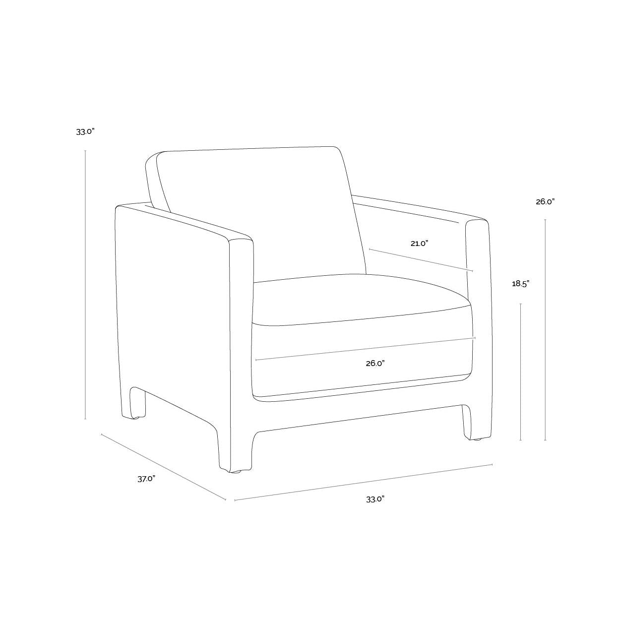 Sunpan Rodney Lounge Chair Clearance
