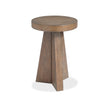 Magnussen Home Lansbury Antique Wheat Round Accent End Table