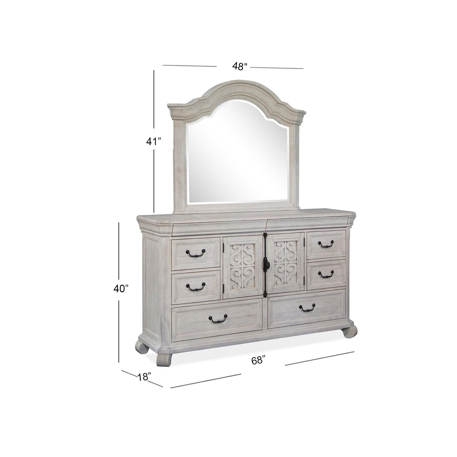 Magnussen Home Bronwyn Alabaster Drawer Dresser