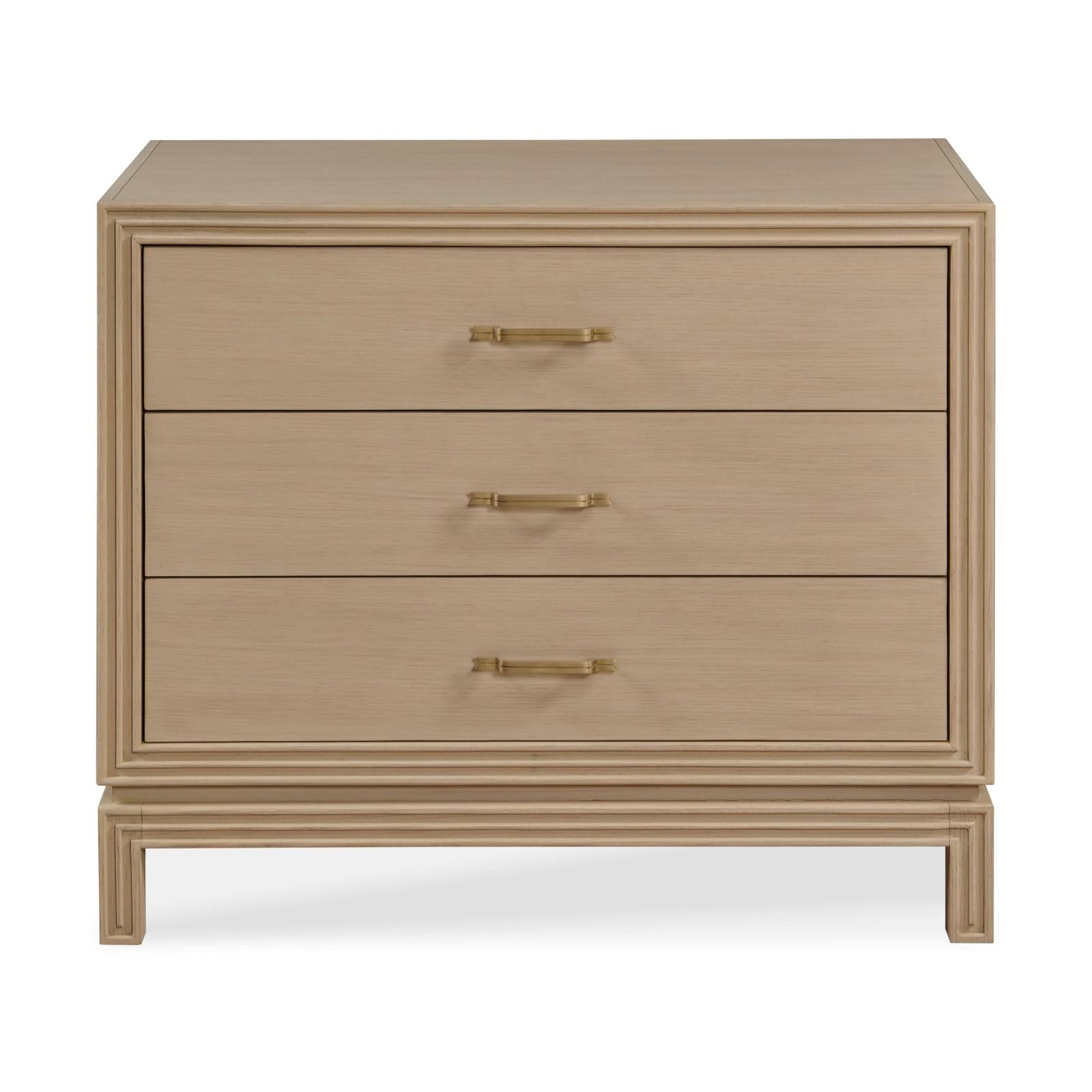 Century Furniture Carrier and Company Case Lewis Large 3 Drawer Nightstand
